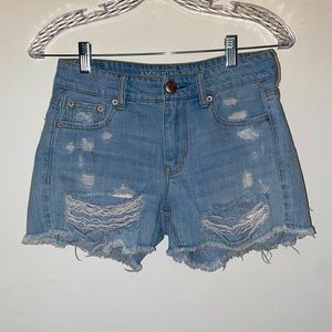 American Eagle Tomgirl Midi Shorts Size 0